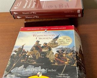 Lot 6184 $30.00 Masters of War: History's Greatest Strategic Thinkers and Washingtons Crossing Recorded Books (15 CDs)
