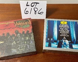 Lot 6186. $43.00. Richard Wagner-Parsifal 5 CD set, and Wynton Marsalis Live at the Village Vanguard (7 CD set)