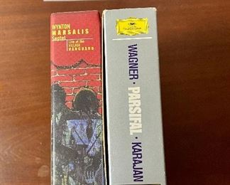 Lot 6186. $43.00. Richard Wagner-Parsifal 5 CD set, and Wynton Marsalis Live at the Village Vanguard (7 CD set)