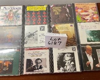 Lot 6187. $36.00. 12 CDs (as shown)