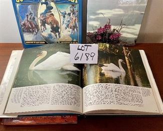 Lot 6189. $36.00. Books: Songs of the Wild West, Yellowstone, Alaska, Waterfowl.