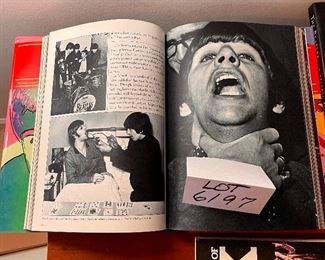 Lot 6197. $30.00. Rock Books: Harmony Illustrated Encylopedia, The Beatles- by Geoffrey Strokes, The Beatles A private view by Robert Freeman