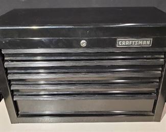 Craftsman 27 Inch 5 Drawer Tool Chest. Black. with Keys
