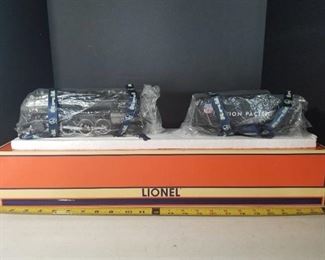 Lionel Hudson Jr. Union Pacific Diecast Locomotive and Tender. Rail Spunds System, Puffing Smoke Unit. In Box.