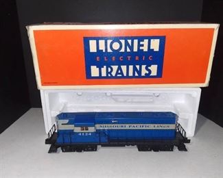 Lionel O Gauge Missouri Pacific Lines 4124 Engine in Box