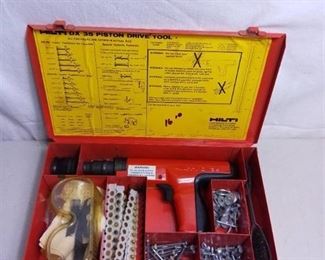 Hilti DX 35 Piston Drive Tool Fastening Systems Stamford, Connecticut DX 35 Powder Actuated Tool Complies with OSHA Regulations