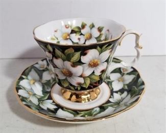 1975 Royal Albert Bone China Provincial Flowers. Made In England. Dogwood and Tillium
