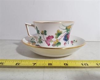 Wedgewood Bone China Made In China. Cuckoo Williamsburg Commemorative Ware Tea Cup and Saucer.