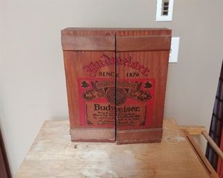Budweiser Hanging Can Display Cabinet