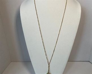 wrap around necklace - gold filled - 36 inches in length - price 20 dollars 