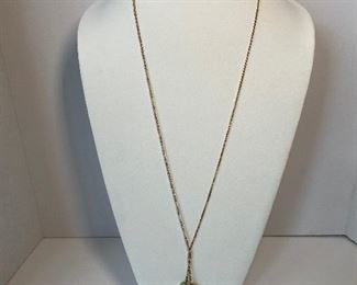 wrap around necklace - gold filled - 36 inches in length - price 20 dollars