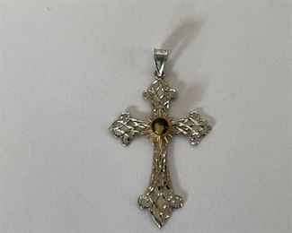 sterling and 10k cross - price 30 dollars