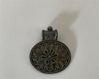 Sterling ethnic pendant - price 15 dollars