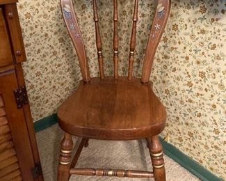 9 Ethan Allen Wood Chair