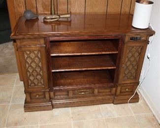 converted TV cabinet