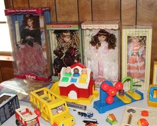 dolls and toys