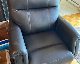 Faux Leather motorized recliner