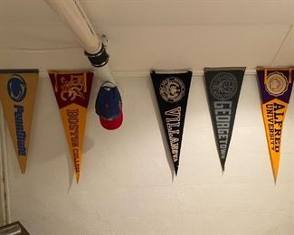 Vintage College Felt Pendents 