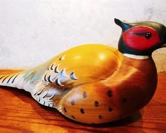 Big Sky Carvers Pheasant Signed
