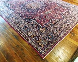 Mashad 100% Wool Rug 13.5' x 10.1'