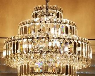 Magnificence 18 1/2" Wide Crystal Chandelier