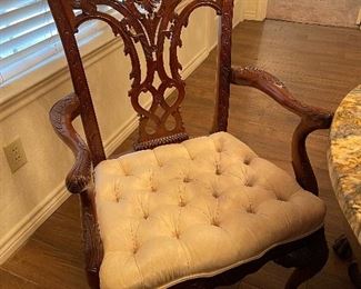 Chippendale Style Dining Chairs - set of 6