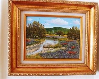 Manuel Garza Original  - painting approx 8.5" x 10"