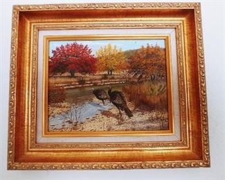 Manuel Garza Original  - painting approx 8.5" x 10"