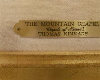The Mountain Chapel by Thomas Kinkade