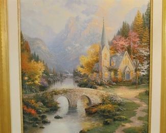 The Mountain Chapel by Thomas Kinkade