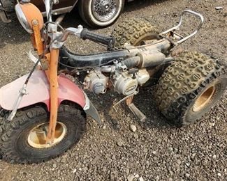 #79 • 1980 honda Atc 110 Vin TB02-2022208
Plate:  none
Doc Fee:  $70
DMV Registration Fee: $70

Note
sold on application for duplicate title, 
 