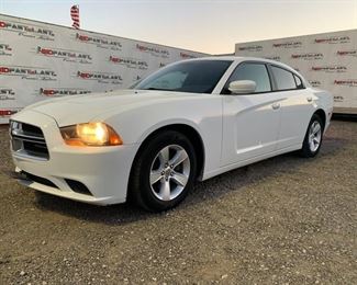 #210 • 2012 Dodge Charger CURRENT SMOG
SEE VIDEO
Year: 2012
Make: Dodge
Model: Charger
Vehicle Type: Passenger Car
Mileage: 54669
Plate:  NONE
Body Type: 4 Door Sedan
Trim Level: SE; SXT
Drive Line: RWD
Engine Type: V6, 3.6L; FFV
Fuel Type: Gasoline/E85
Horsepower:
Transmission:
VIN #: 2C3CDXBG7CH288172
Doc Fee:  $70
Smog:  $60
DMV Registration Fee:  6% sale of vehicle

Features and Notes:
California title on hand, Power Windows, Mirrors, Door locks