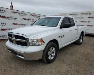 #300 • 2013 Dodge Ram 1500 4x4 Sold On Non Op NON OP
SEE VIDEO!
Sold On Non Op
Check Engine Light Code P0303
Year: 2013
Make: Ram
Model: 1500
Vehicle Type: Pickup Truck
Mileage: 143864
Plate:  none
Body Type: 4 Door Cab; Quad
Trim Level: SLT
Drive Line: 4WD
Engine Type: V8, 5.7L
Fuel Type: Gasoline
Horsepower:
Transmission:
VIN #: 1C6RR7GT3DS697137
Doc Fee:  $70
Non Op:  $59

Features and Notes:
Has Problem With Engine, Power Windows, Mirrors, Locks, One Key, Ice Cold AC,
California title on hand, 