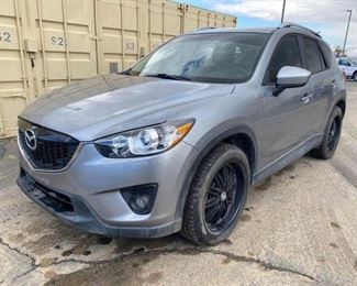 2014 Mazda CX-5. CURRENT SMOG SEE VIDEO
CURRENT SMOG
SEE VIDEO...
Year: 2014
Make: Mazda
Model: CX-5
Vehicle Type: Multipurpose Vehicle (MPV)
Mileage:74151
Plate: 55266DV
Body Type: 4 Door Wagon
Trim Level: Grand Touring
Drive Line: FWD
Engine Type: L4, 2.5L; DOHC 16V; Turbo
Fuel Type: Gasoline
Horsepower:
Transmission:Automatic
VIN #: JM3KE2DY5E0405520
Doc Fee:  $70
Smog:  $55
DMV Registration Fee:  $758

Features and Notes:
California title on hand,