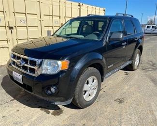 276	

2012 Ford Escape CURRENT SMOG - SEE VIDEO
CURRENT SMOG
SEE VIDEO...
Year: 2012
Make: Ford
Model: Escape
Vehicle Type: Multipurpose Vehicle (MPV)
Mileage:70759
Plate: 6ZJR909
Body Type: 4 Door Wagon
Trim Level: XLT
Drive Line: FWD
Engine Type: V6, 3.0L; FFV
Fuel Type: Gasoline/E85
Horsepower:
Transmission: Automatic
VIN #: 1FMCU0DG8CKB79921
Doc Fee:  $70
Smog:  $55
DMV Registration Fee:  $639  (may change)

Features and Notes:
California title on hand,