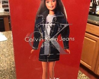 new never opened calvin klein barbie- nothing comes between barbie and her calvin kleins   anyone read this 