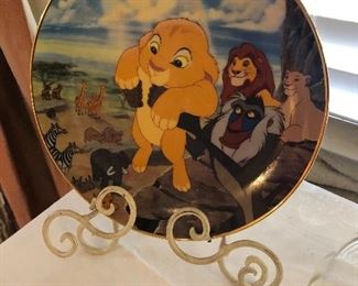 bradford exchange lion king plate 