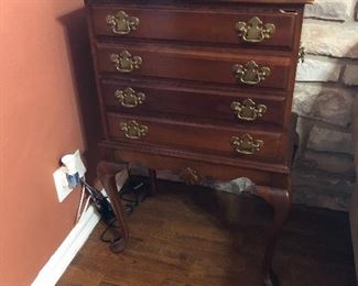 flatware or jewelry  chest  - needs 1 spot repaired  - otherwise great 