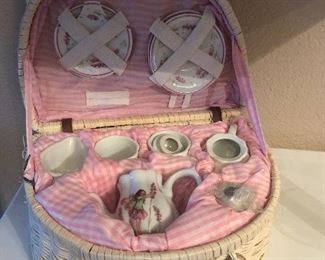 lots of tea sets and tea related items