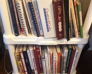 COOKBOOKS GALORE - way more than pictured !!!