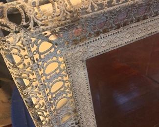 unique designer mirror-  from either restoration hardware or home accessories stores - good stuff here 