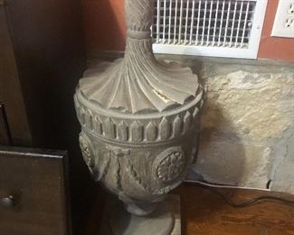 restoration hardware decorative large urn  very heavy   