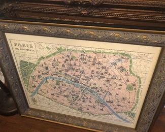 print is actually from paris - zigaloff did the framing - great piece 
