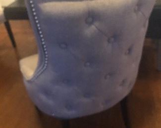 back of gray chairs set of 4 