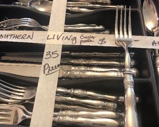 southern living  gallery flatware set of 35 pc.  