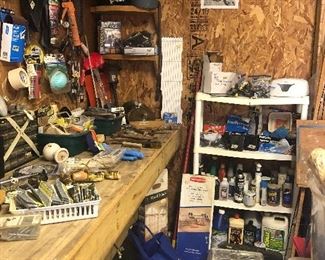 this is in the shed - more hh and some tools 