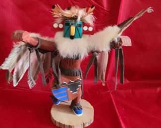 Navajo Kachino Doll - Signed 