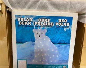 Outdoor Polar Bear for Xmas Decor