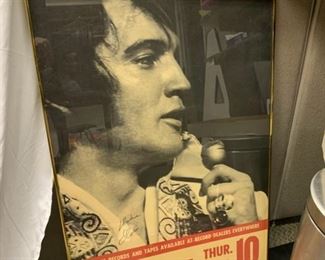 $1,500 : Original Vintage Elvis "In Person" Poster. Hung on the wall of the Kiel Auditorium for The Elvis "In Person" tour.