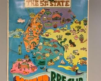 2x3 vintage poster. New York City "The 51'st State"